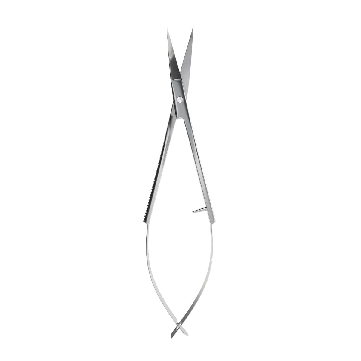 Nożyczki do form Victoria Vynn Spring Scissors 20 mm, stalowe nożyczki sprężynowe bez oczek na palce, proste krótkie ostrza i pałąk zamiast rączek