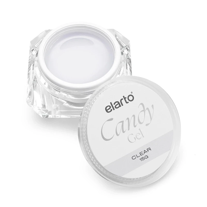 Elarto Candy Clear bezbarwny żel budujący 15g