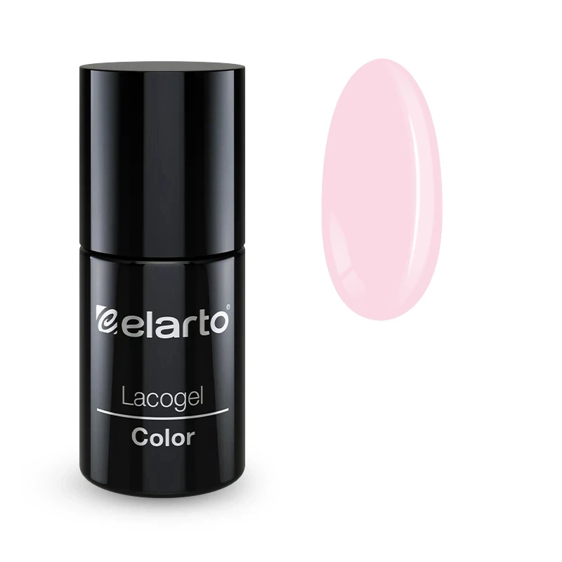 Elarto Lacogel Bride Pride nr 862 7ml - mleczno-różowy lakier hybrydowy, półprzezroczysty welon