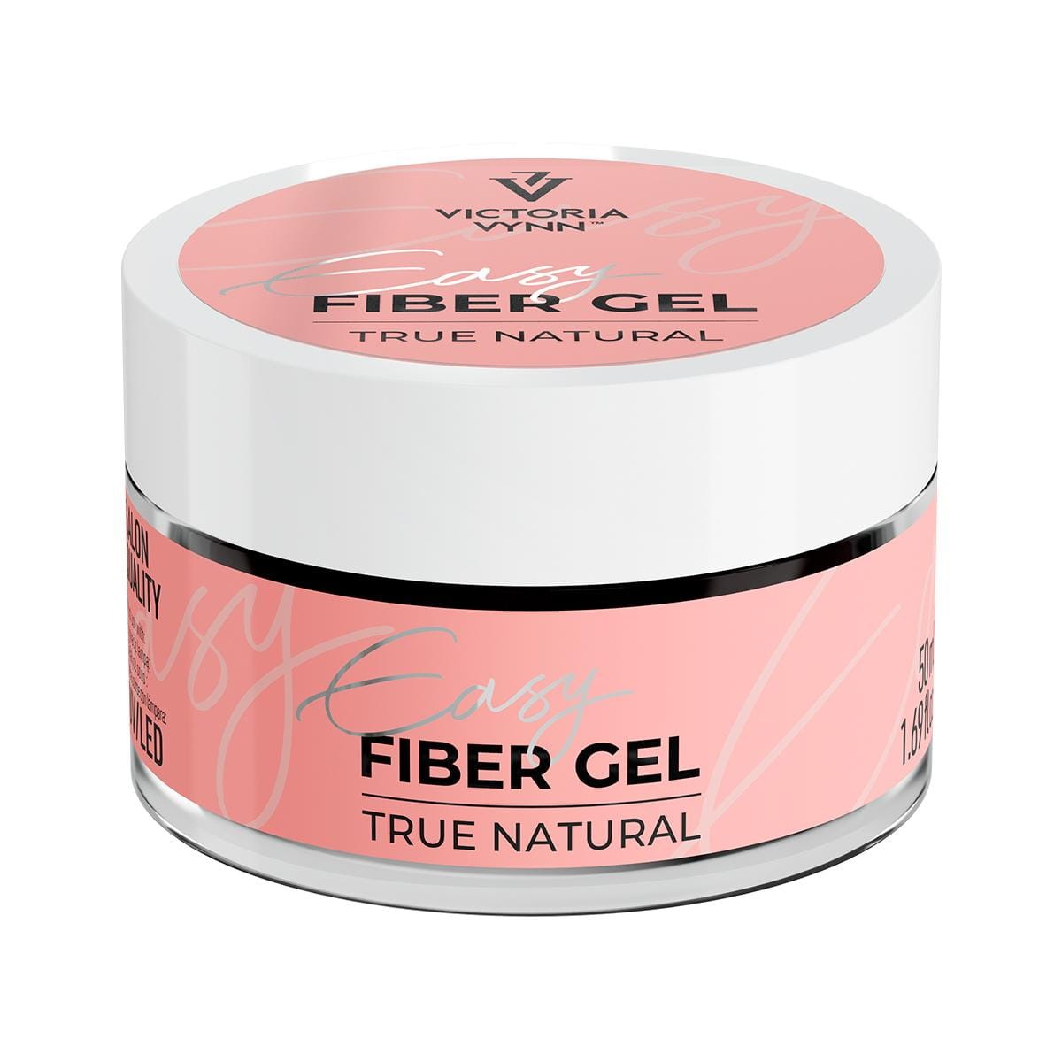 Victoria Vynn EASY FIBER GEL True Natural 50ml - słoiczek żelu budującego z mikrowłóknami szklanymi