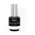 Elarto Lakier do stempli Stamp Nail Polish 01 White 7 ml - czarna butelka ze srebrną nakrętką i etykietą 01 White obok owalnego wzornika w kolorze czystej bieli