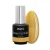 Elarto Lakier do stempli Stamp Nail Polish 04 Gold 7 ml - czarna butelka z paskiem złota na etykiecie 04 Gold obok owalnego wzornika w metalicznym złocie
