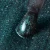 Lacogel Emerald Glance nr 936 - zbliżenie na turkusową magnetyczną smugę cat eye, szmaragdowa zieleń z drobinkami flash