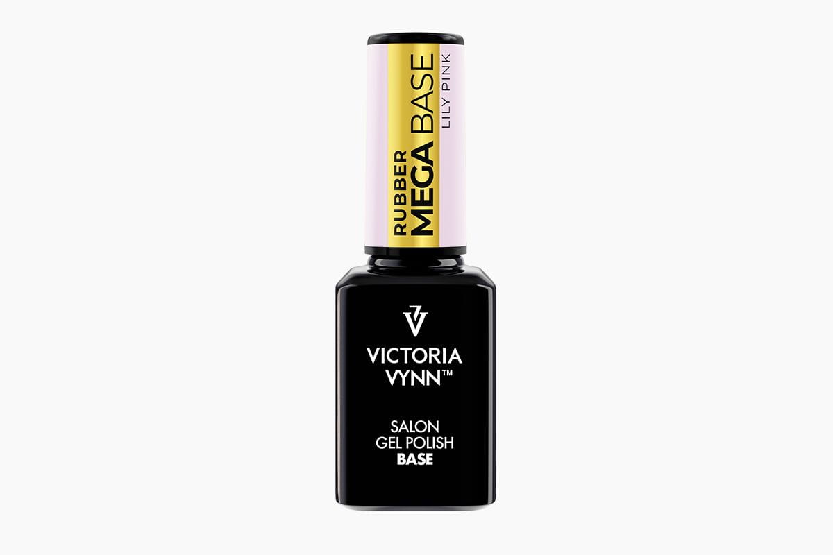 Mega Base Lily Pink 15 ml - buteleczka Rubber Mega Base Victoria Vynn, Salon Gel Polish Base