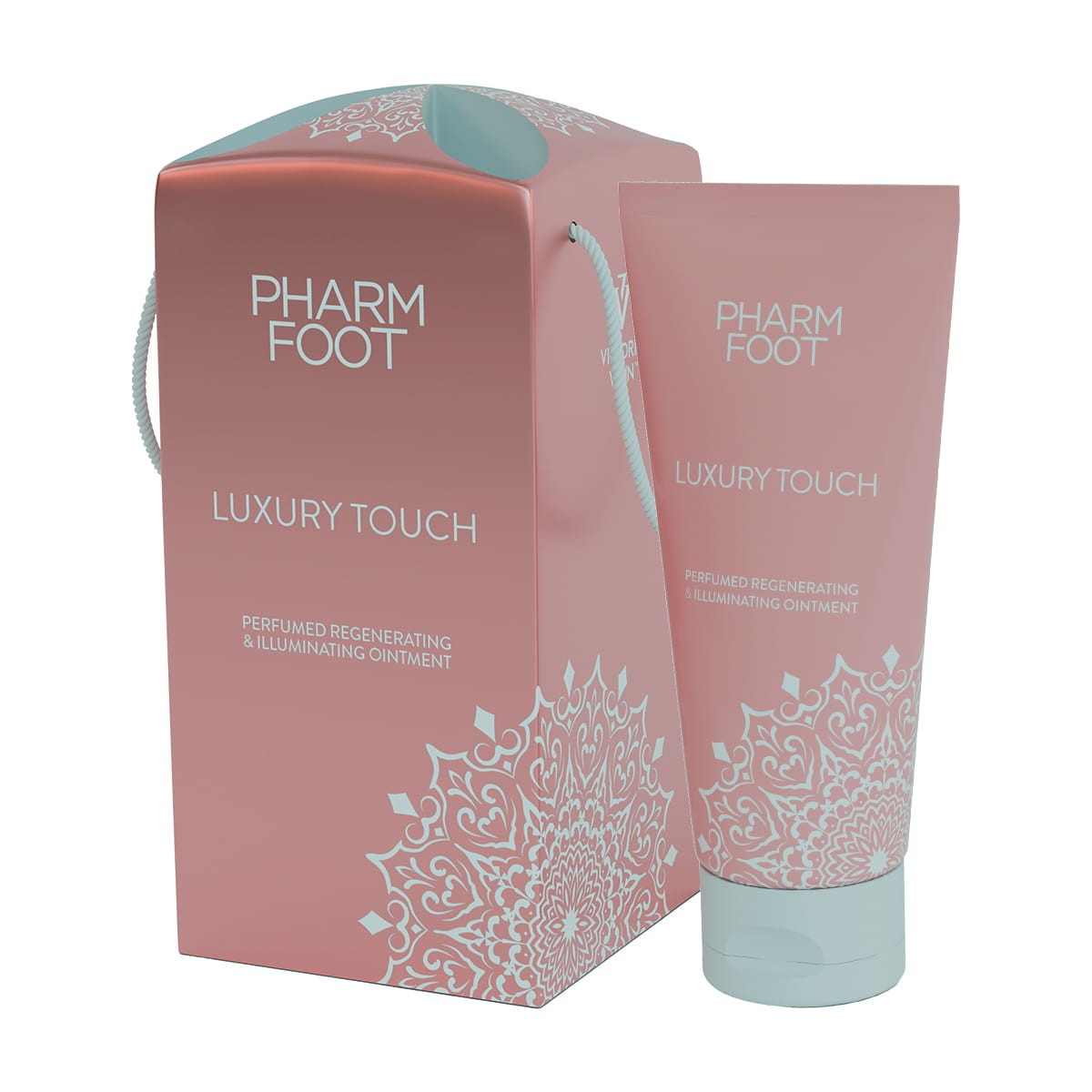 Pharm Foot Luxury Touch 100 ml - zestaw perfumowanej maści regenerującej Victoria Vynn ze złotymi drobinkami