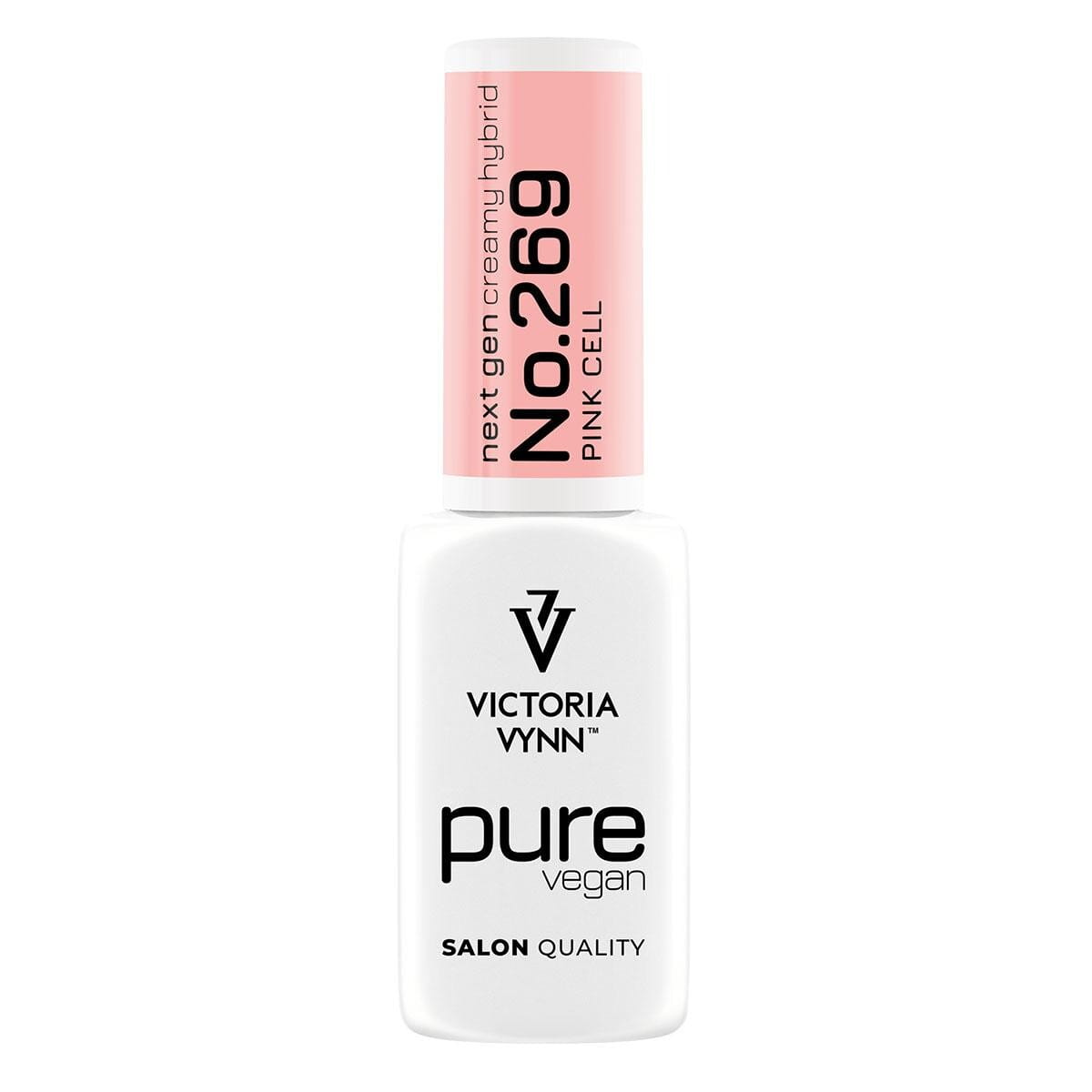 Lakier hybrydowy Victoria Vynn Pure Vegan Creamy Hybrid 269 Pink Cell 8 ml, butelka