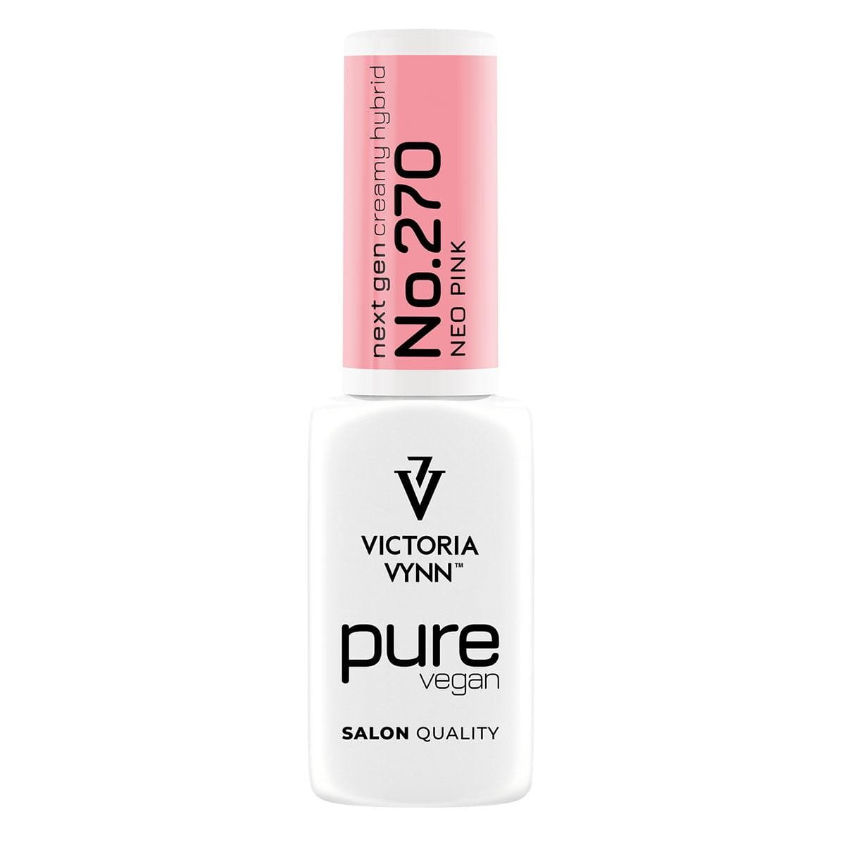 Lakier hybrydowy Victoria Vynn Pure Vegan Creamy Hybrid 270 Neo Pink 8 ml, butelka
