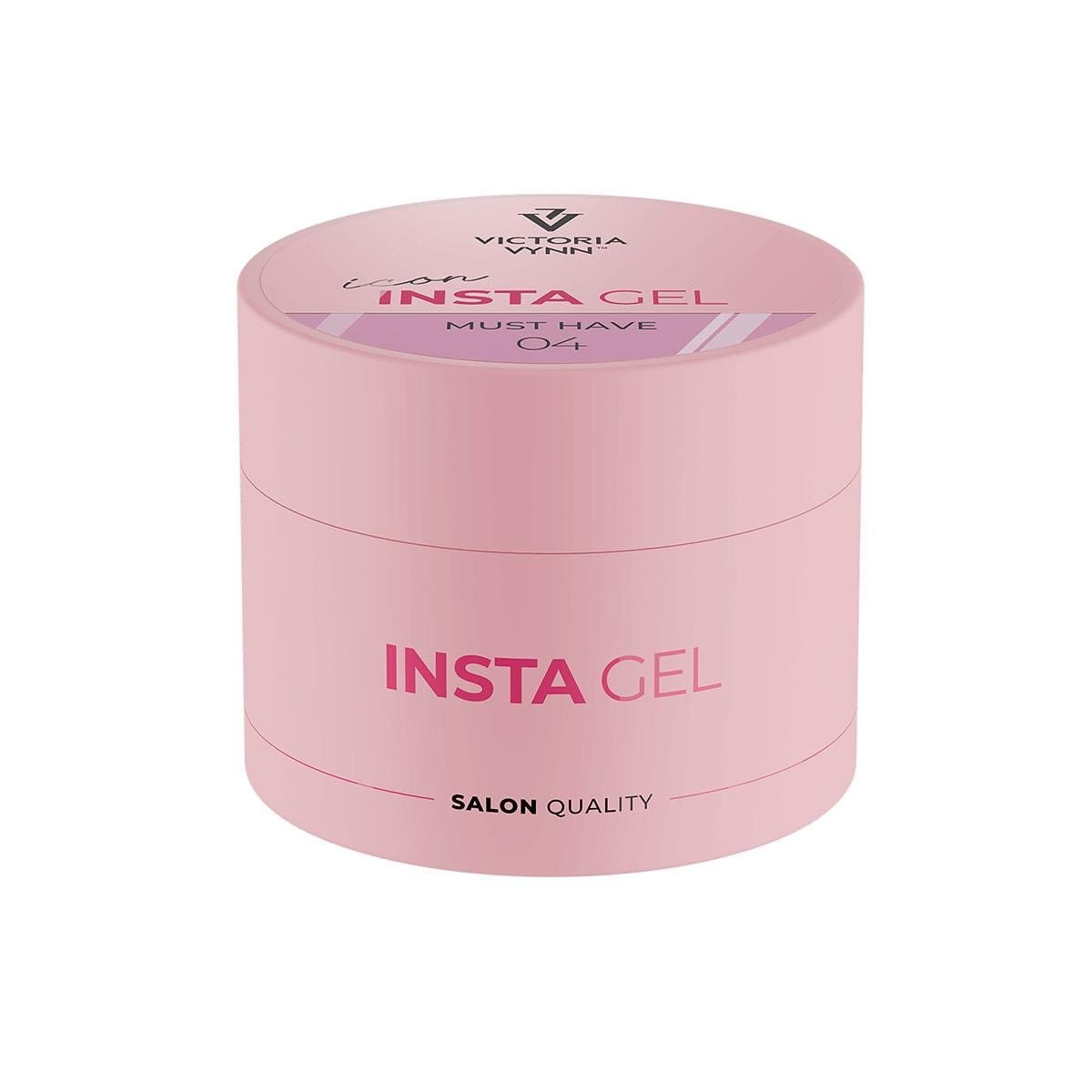 Victoria Vynn INSTA GEL 04 Must Have 40 ml - pudrowy róż żel budujący, różowy słoiczek
