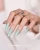 Makear Pastels Princess 409 - paznokcie w miętowej zieleni z błyszczącym pyłem, 8 ml