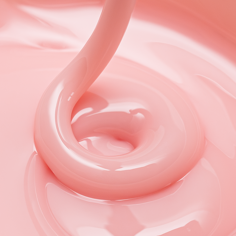 Rzadki samopoziomujący żel budujący nude cover krycie 80-100% do szablonu