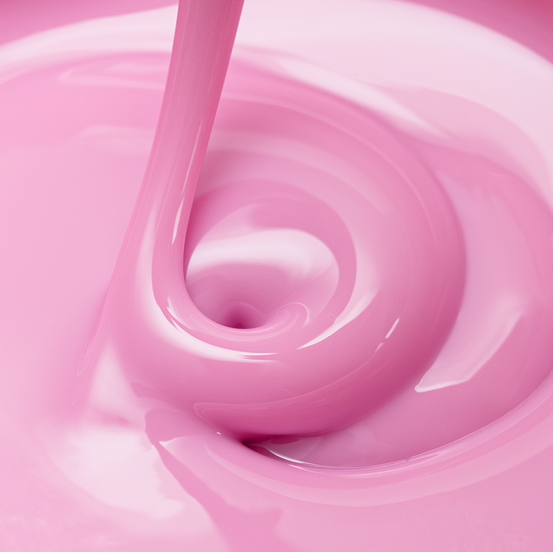 Rzadki samopoziomujący żel budujący cover krycie 80-100% pastelowy lila rose