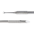 Nail4u Classic P-02 pusher kopytko do skórek chirurgiczna stal INOX 144mm