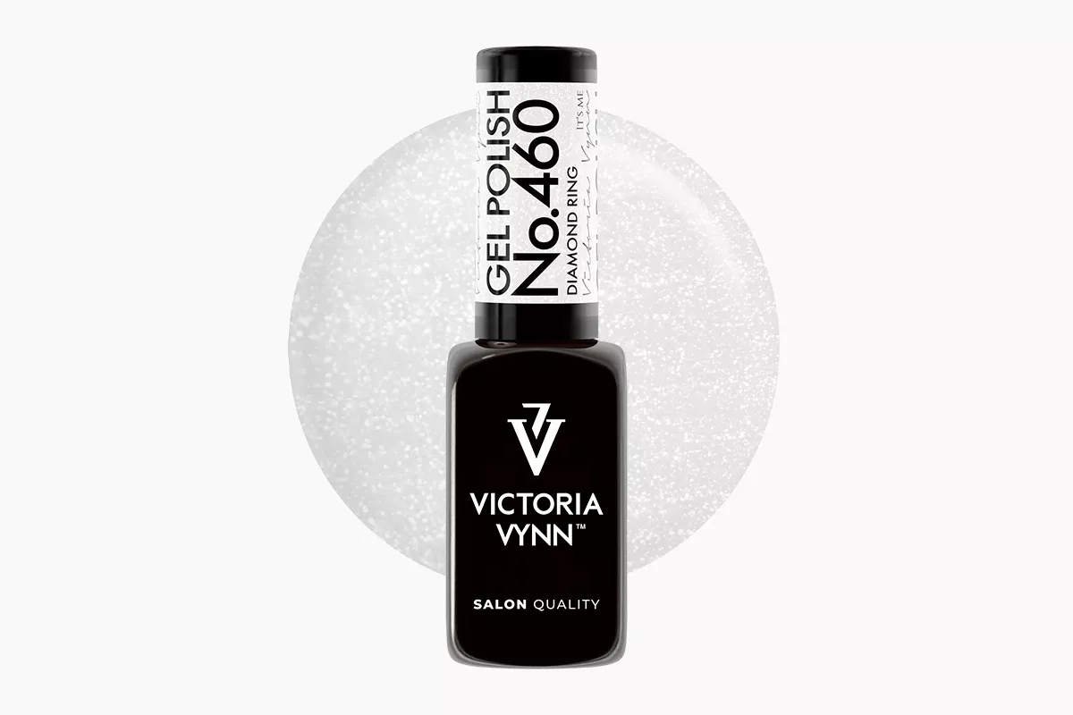 Zdjęcie 1: Victoria Vynn GEL POLISH 460 Diamond Ring mlecznobiały lakier hybrydowy z drobinką 8ml