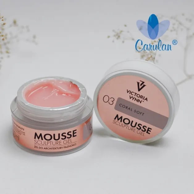 Victoria Vynn Mousse Sculpture Gel 03 Coral Soft 15 ml — żel do architektury paznokci