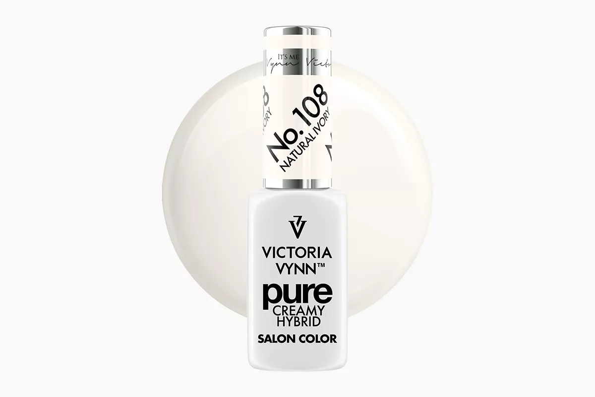Lakier hybrydowy Victoria Vynn Pure Creamy Hybrid 108 Natural Ivory