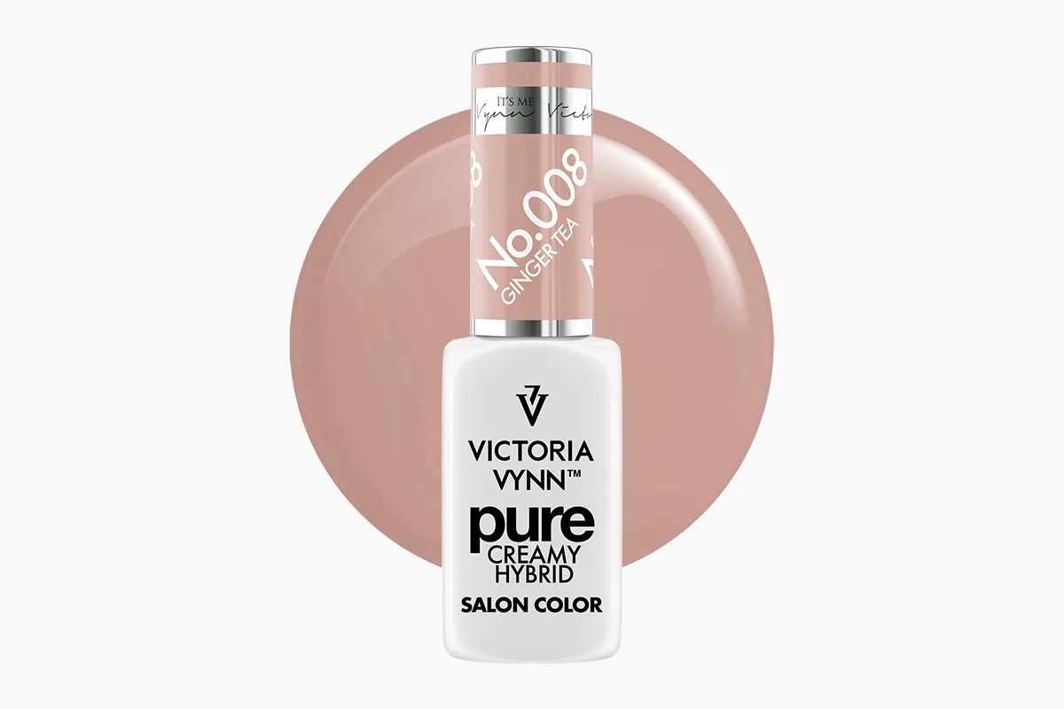 Lakier hybrydowy Victoria Vynn Pure Creamy Hybrid 008 Ginger Tea