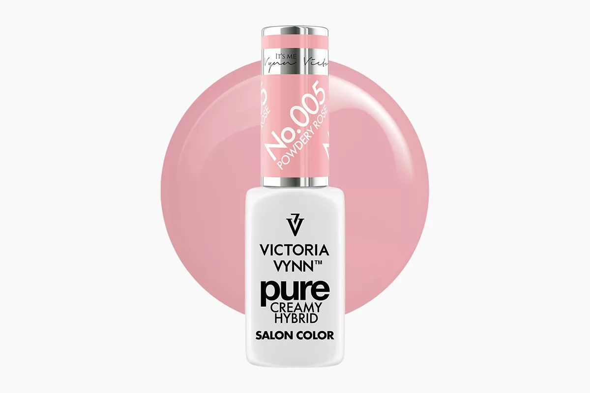 Lakier hybrydowy Victoria Vynn Pure Creamy Hybrid 005 Powdery Rose