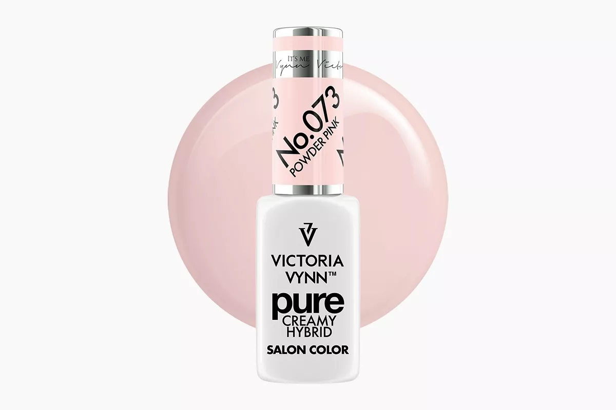 Lakier hybrydowy Victoria Vynn Pure Creamy Hybrid 073 Powder Pink