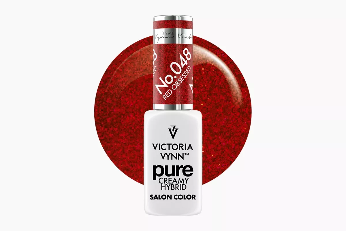 Lakier hybrydowy Victoria Vynn Pure Creamy Hybrid 048 Red Obsessed