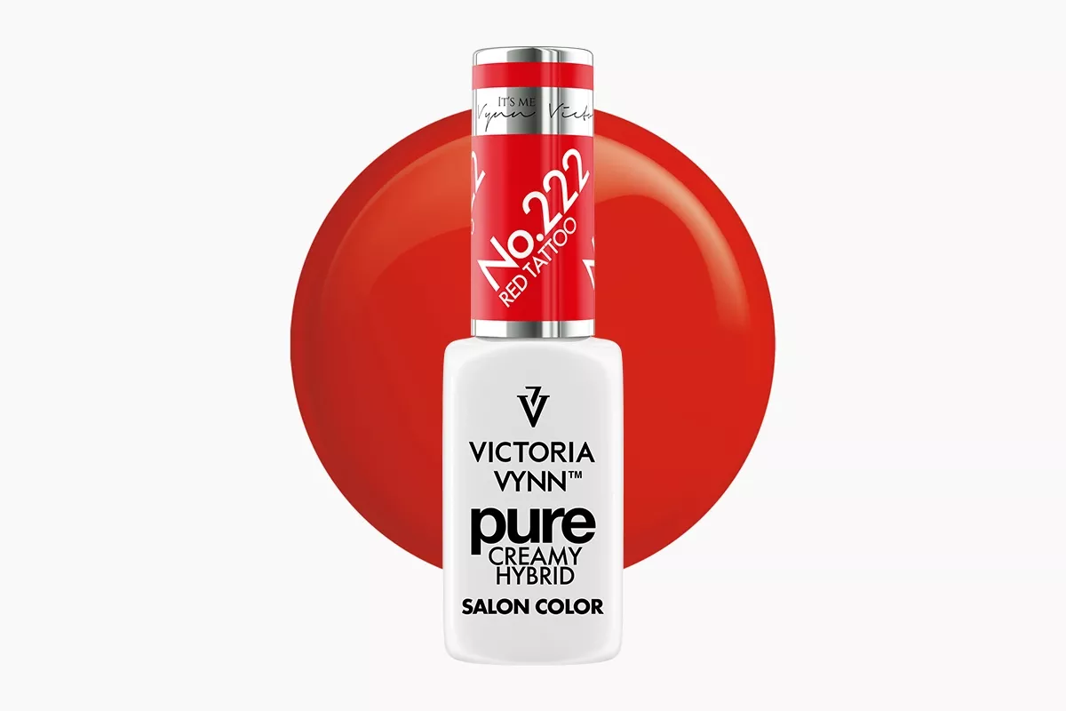 Lakier hybrydowy Victoria Vynn Pure Creamy Hybrid 222 Red Tattoo