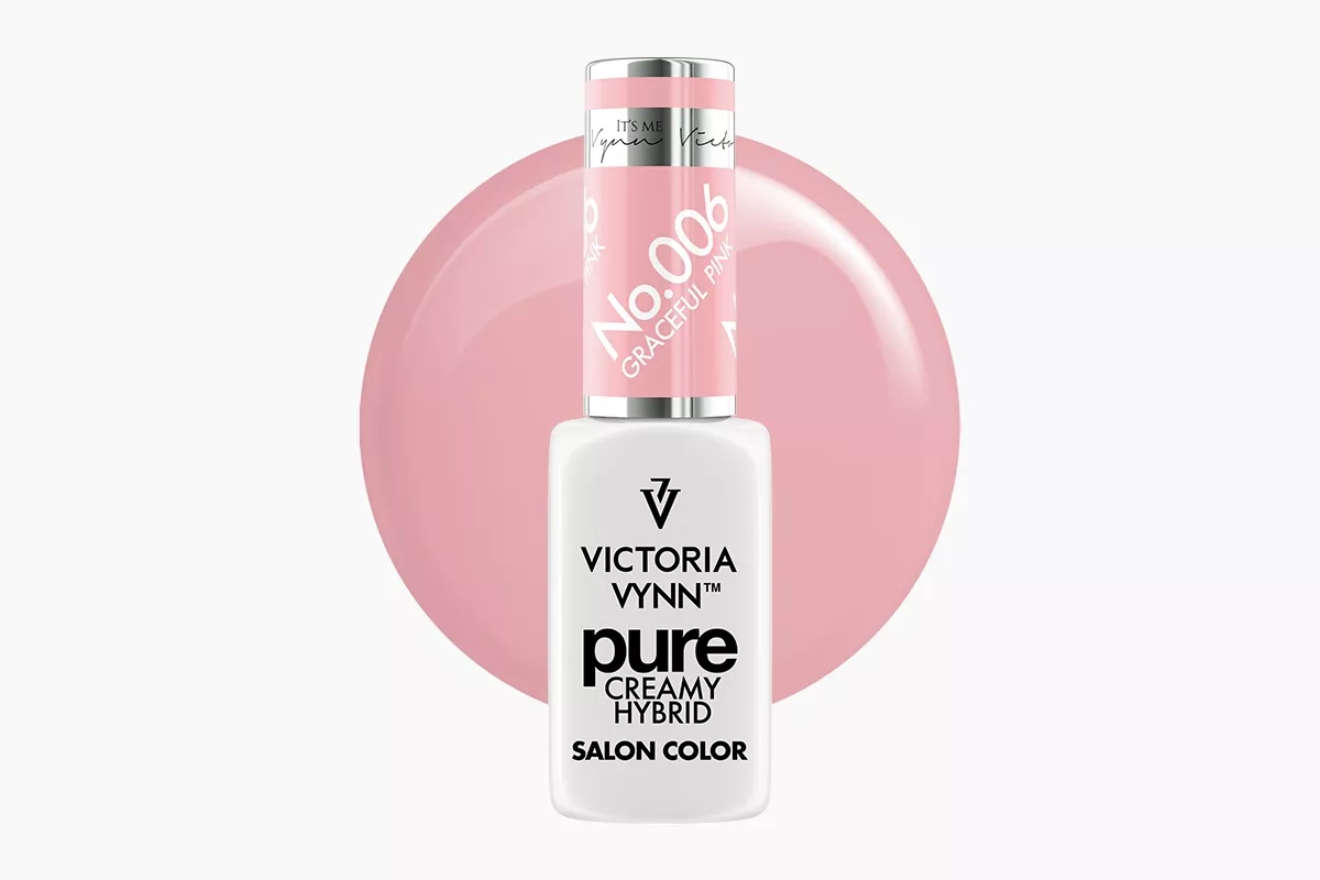 Lakier hybrydowy Victoria Vynn Pure Creamy Hybrid 006 Graceful Pink