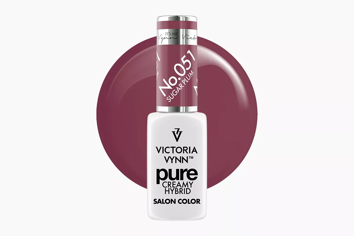 Lakier hybrydowy Victoria Vynn Pure Creamy Hybrid 051 Sugar Plum