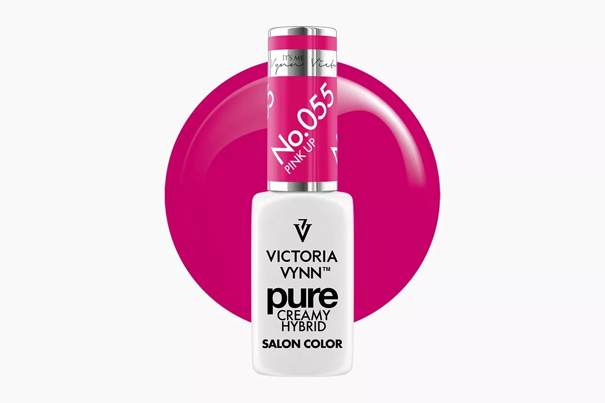 Lakier hybrydowy Victoria Vynn Pure Creamy Hybrid 055 Up Pink