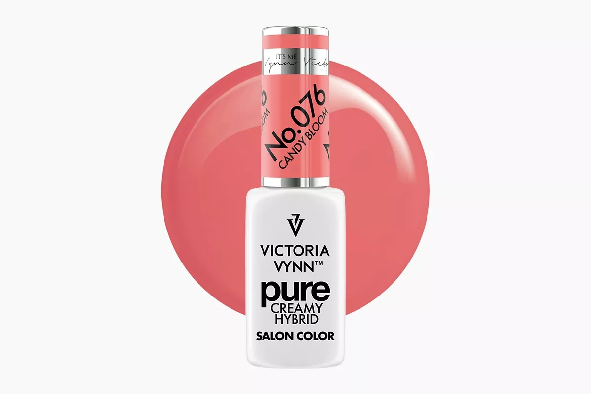 Lakier hybrydowy Victoria Vynn Pure Creamy Hybrid 076 Candy Bloom