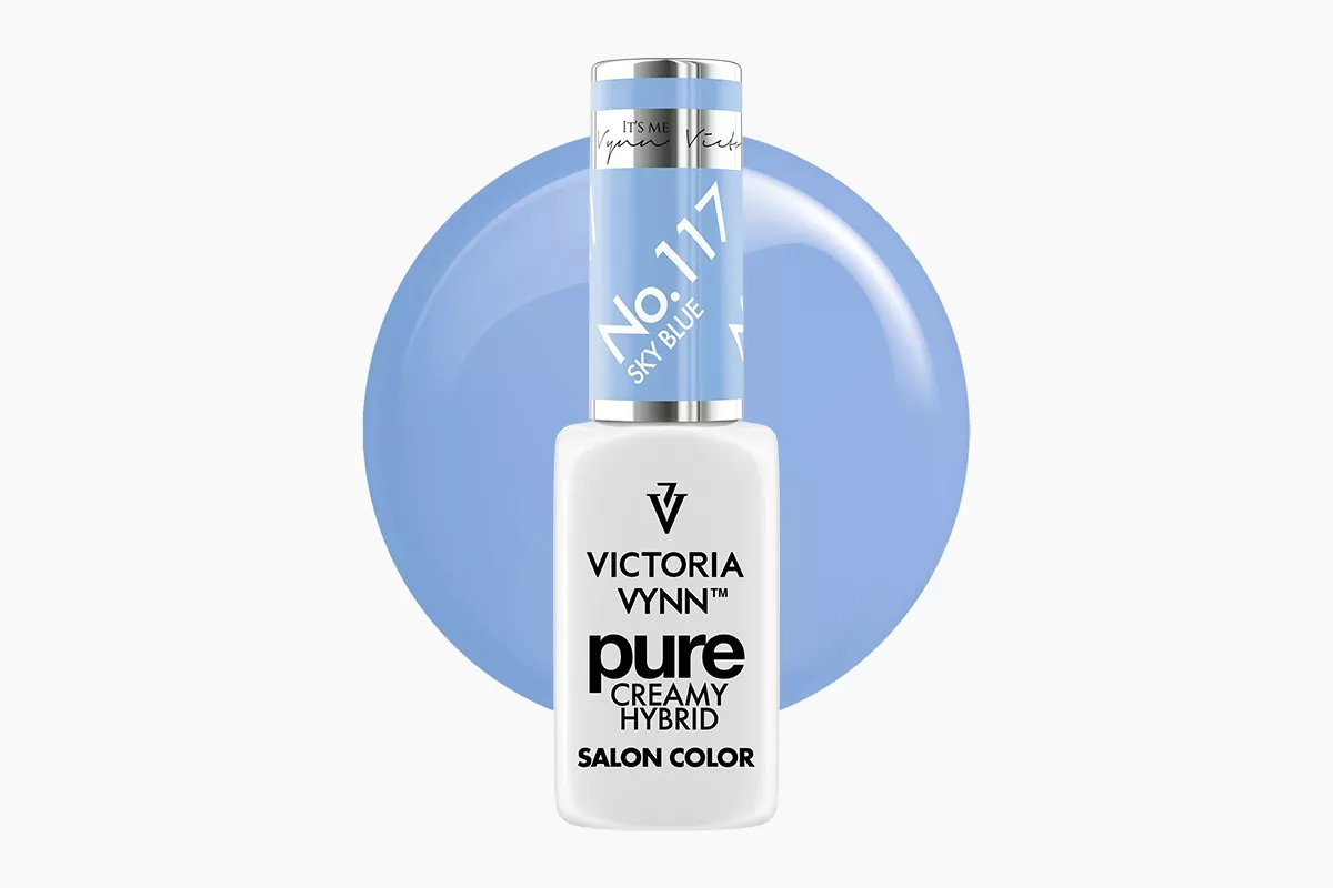 Lakier hybrydowy Victoria Vynn Pure Creamy Hybrid 117 Sky Blue