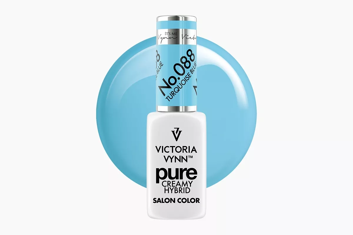 Lakier hybrydowy Victoria Vynn Pure Creamy Hybrid 088 Turquoise Blue