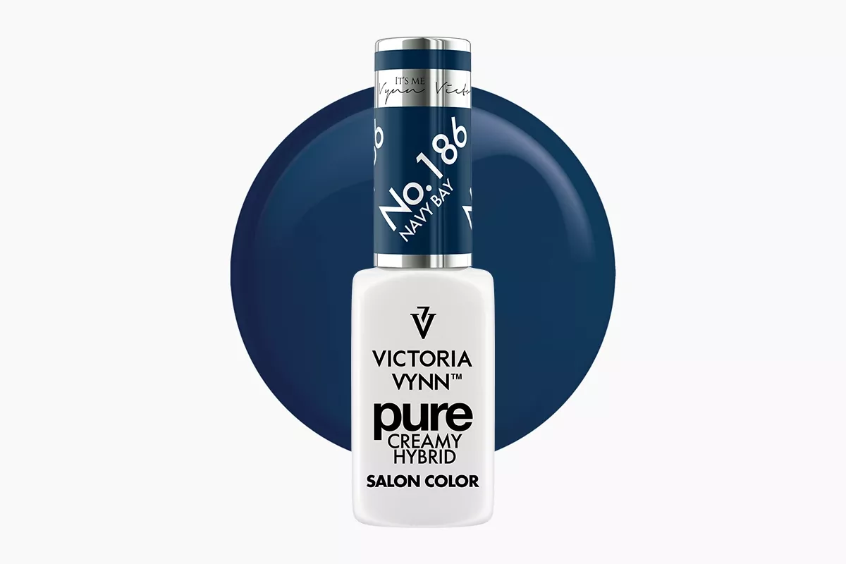 Lakier hybrydowy Victoria Vynn Pure Creamy Hybrid 186 Navy Bay