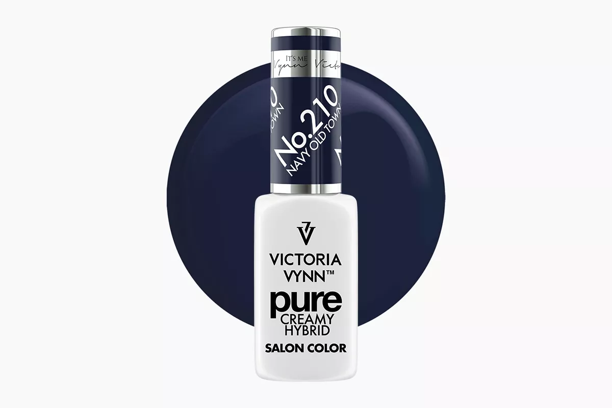 Lakier hybrydowy Victoria Vynn Pure Creamy Hybrid 210 Navy Old Town