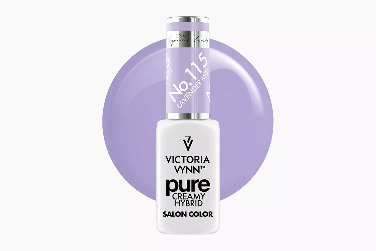 Lakier hybrydowy Victoria Vynn Pure Creamy Hybrid 115 Lavender Mist