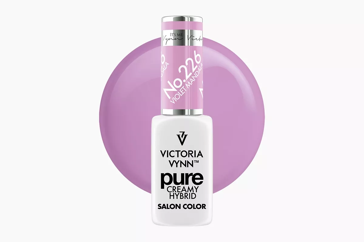 Lakier hybrydowy Victoria Vynn Pure Creamy Hybrid 226 Violet Mandala