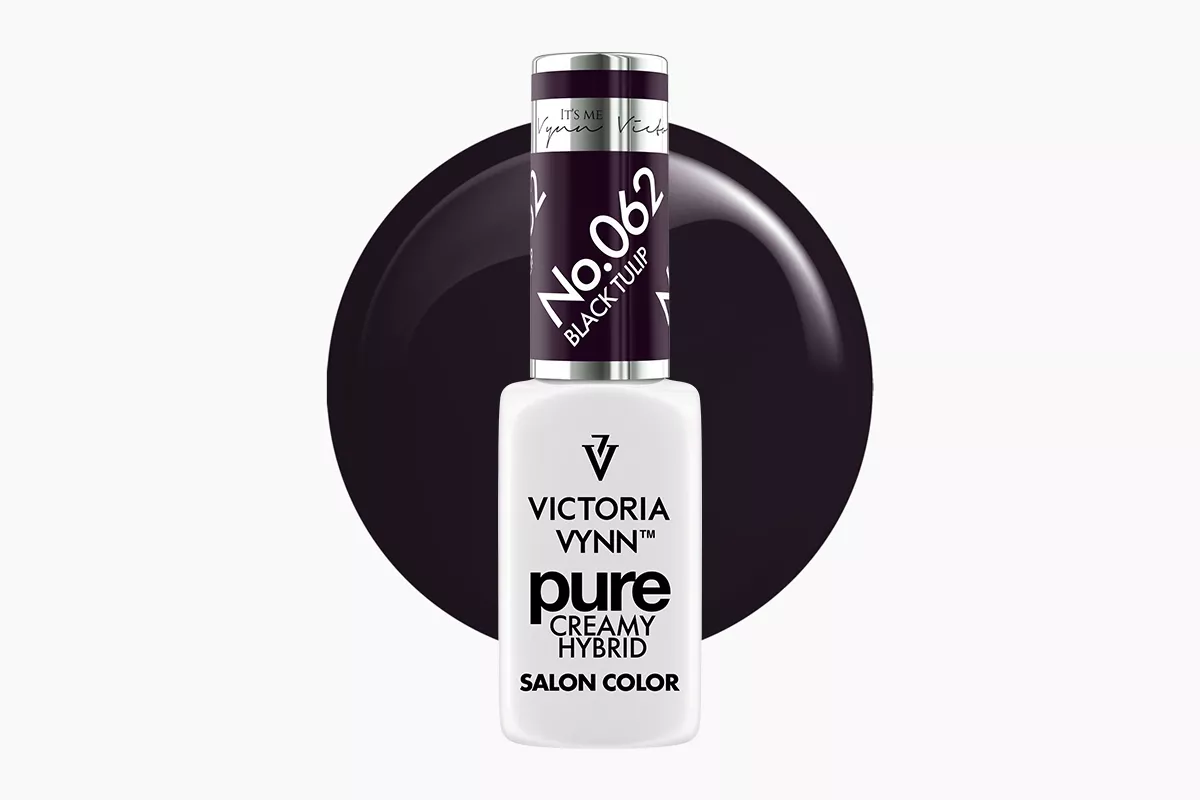 Lakier hybrydowy Victoria Vynn Pure Creamy Hybrid 062 Black Tulip