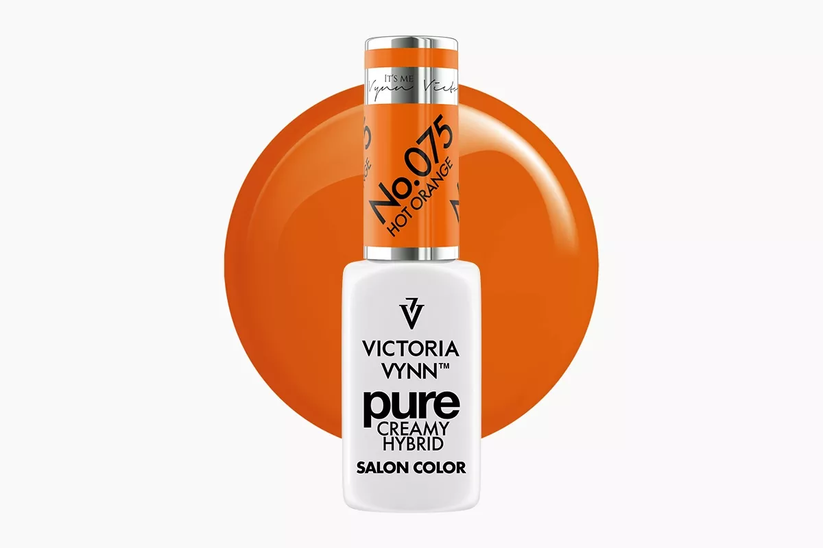 Lakier hybrydowy Victoria Vynn Pure Creamy Hybrid 075 Hot Orange