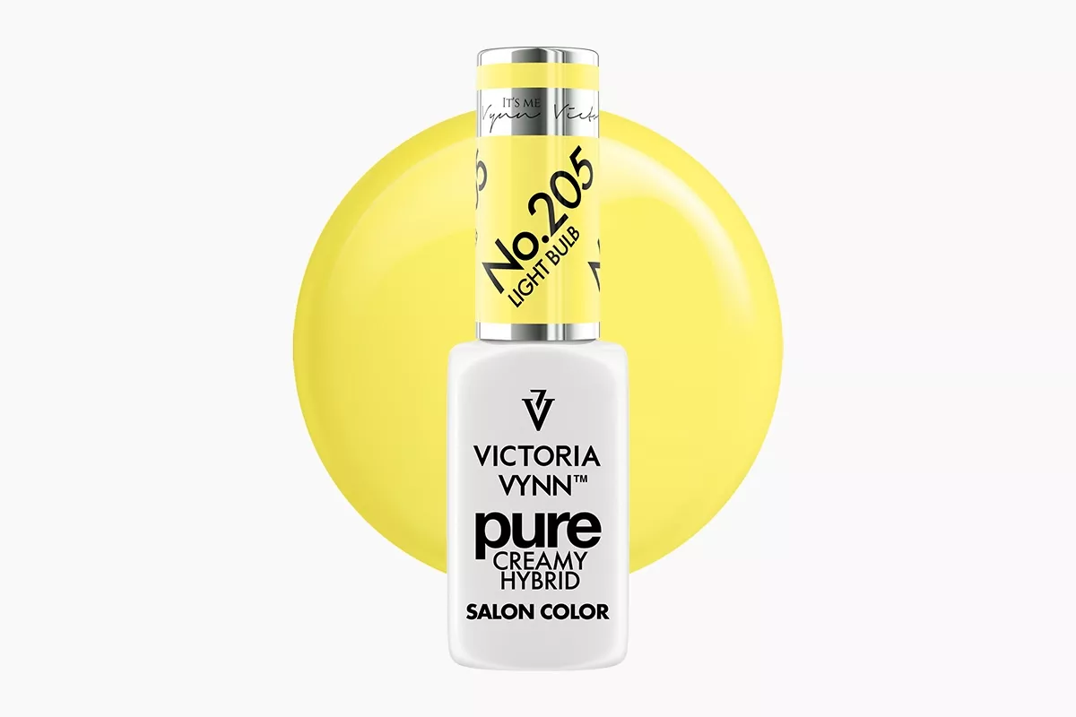 Lakier hybrydowy Victoria Vynn Pure Creamy Hybrid 205 Light Bulb