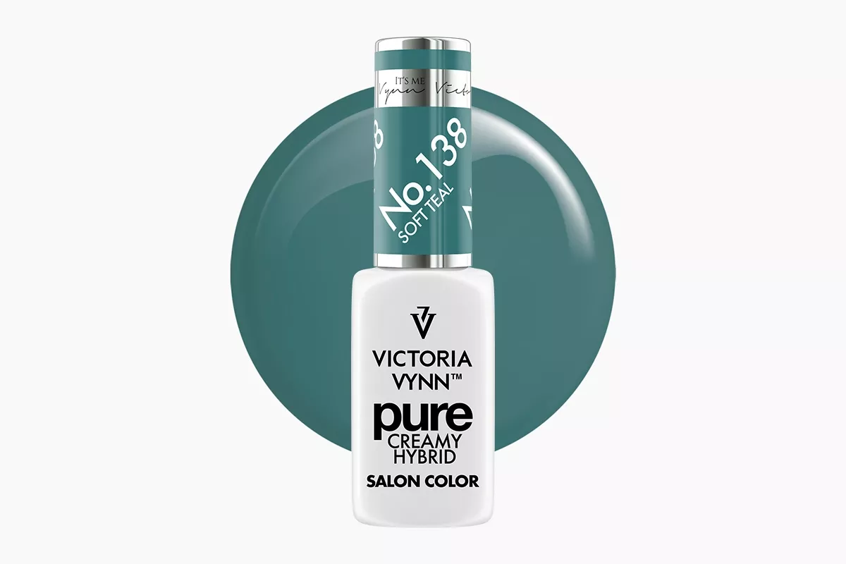 Lakier hybrydowy Victoria Vynn Pure Creamy Hybrid nr 138 Soft Teal 8 ml
