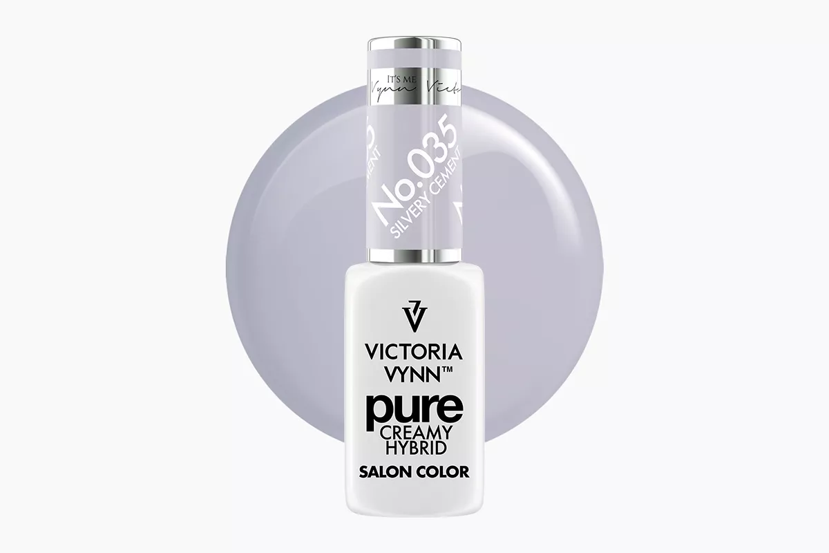 Lakier hybrydowy Victoria Vynn Pure Creamy Hybrid nr 35 Silvery Cement 8 ml