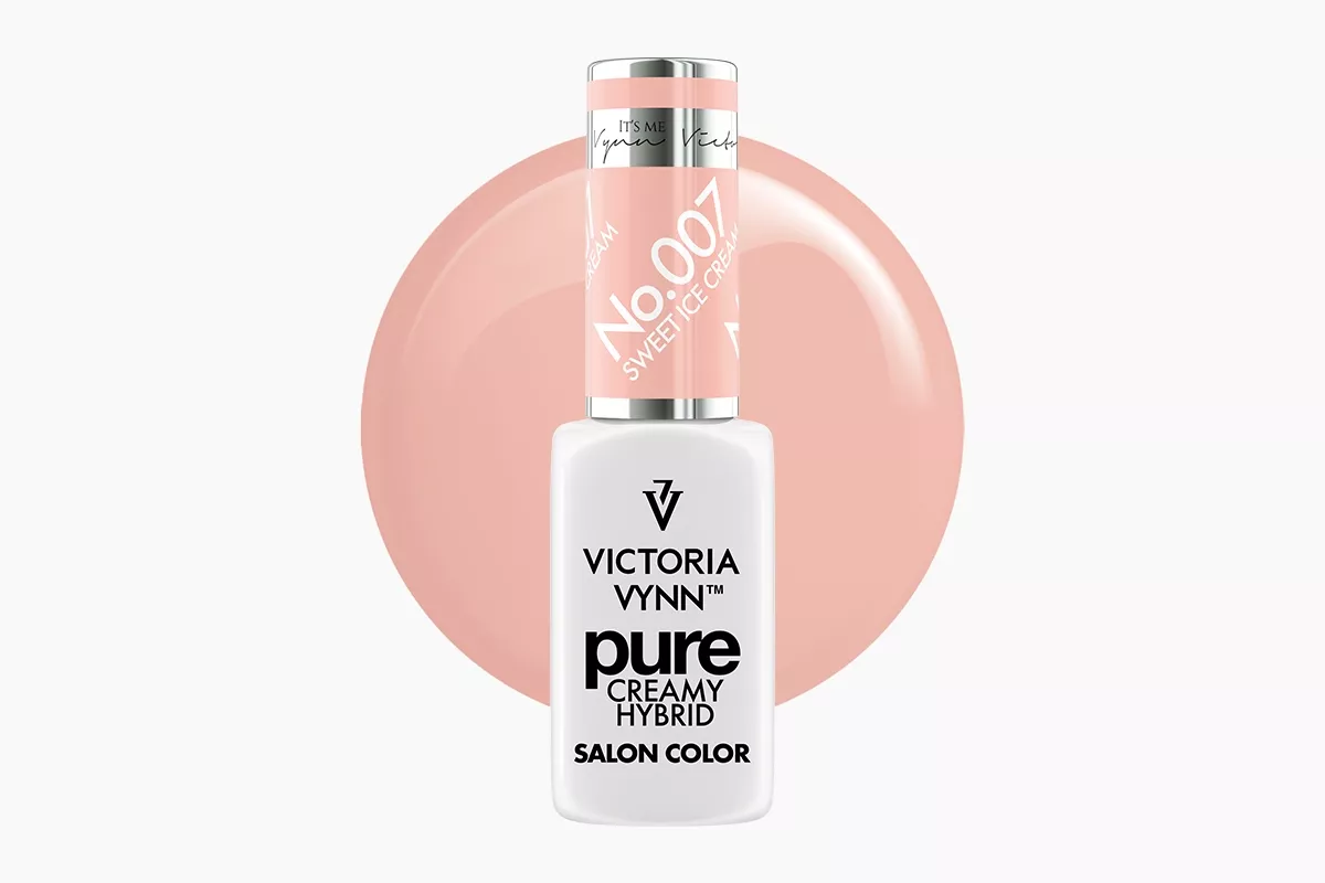 Lakier hybrydowy Victoria Vynn Pure Creamy Hybrid nr 007 Sweet Ice Cream 8 ml