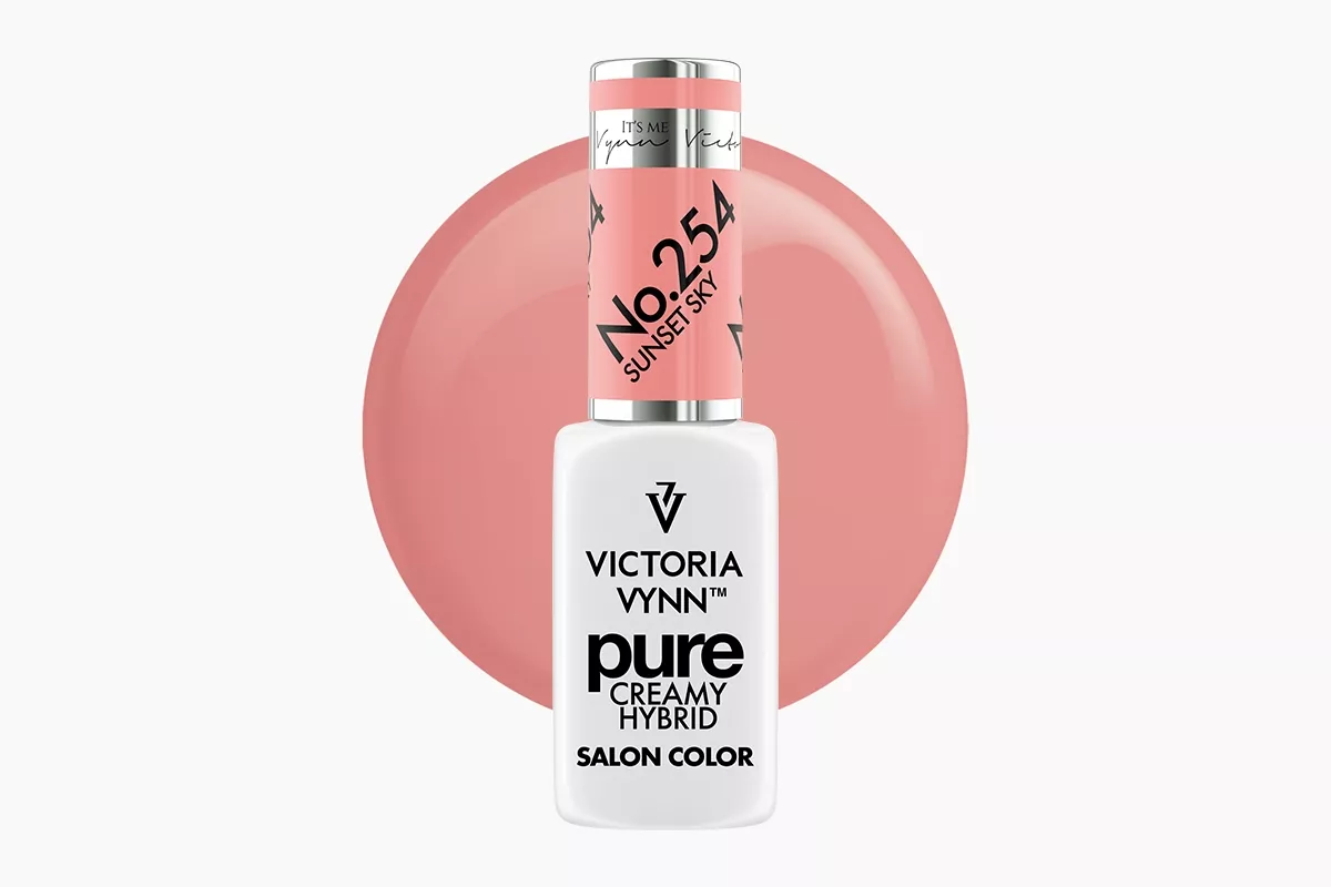 Lakier hybrydowy Victoria Vynn Pure Creamy Hybrid nr 254 Sunset Sky 8 ml