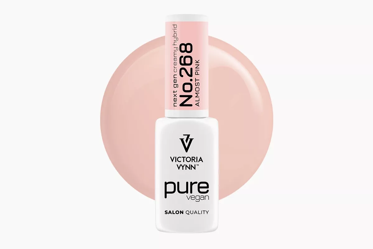 Lakier hybrydowy Victoria Vynn Pure Creamy Hybrid nr 268 Almost Pink 8 ml