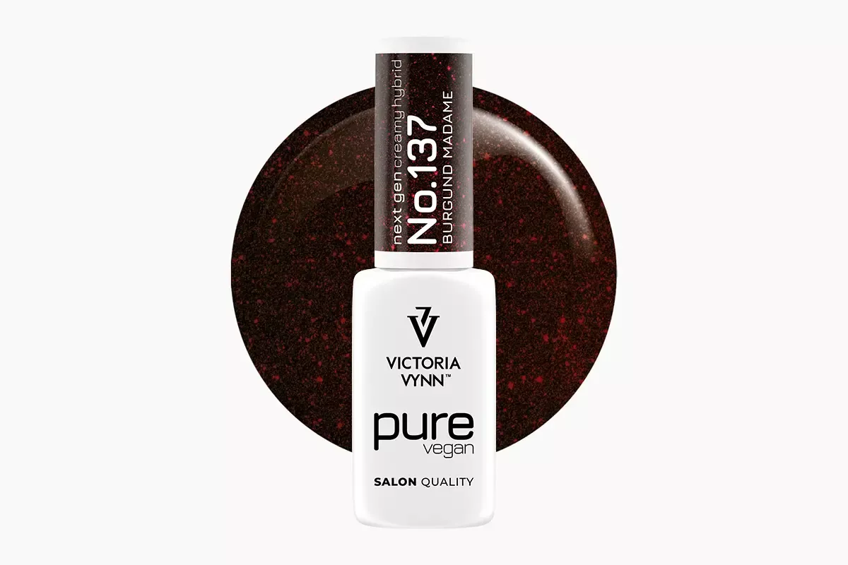 Lakier hybrydowy Victoria Vynn Pure Creamy Hybrid 137 Burgund Madame 8 ml