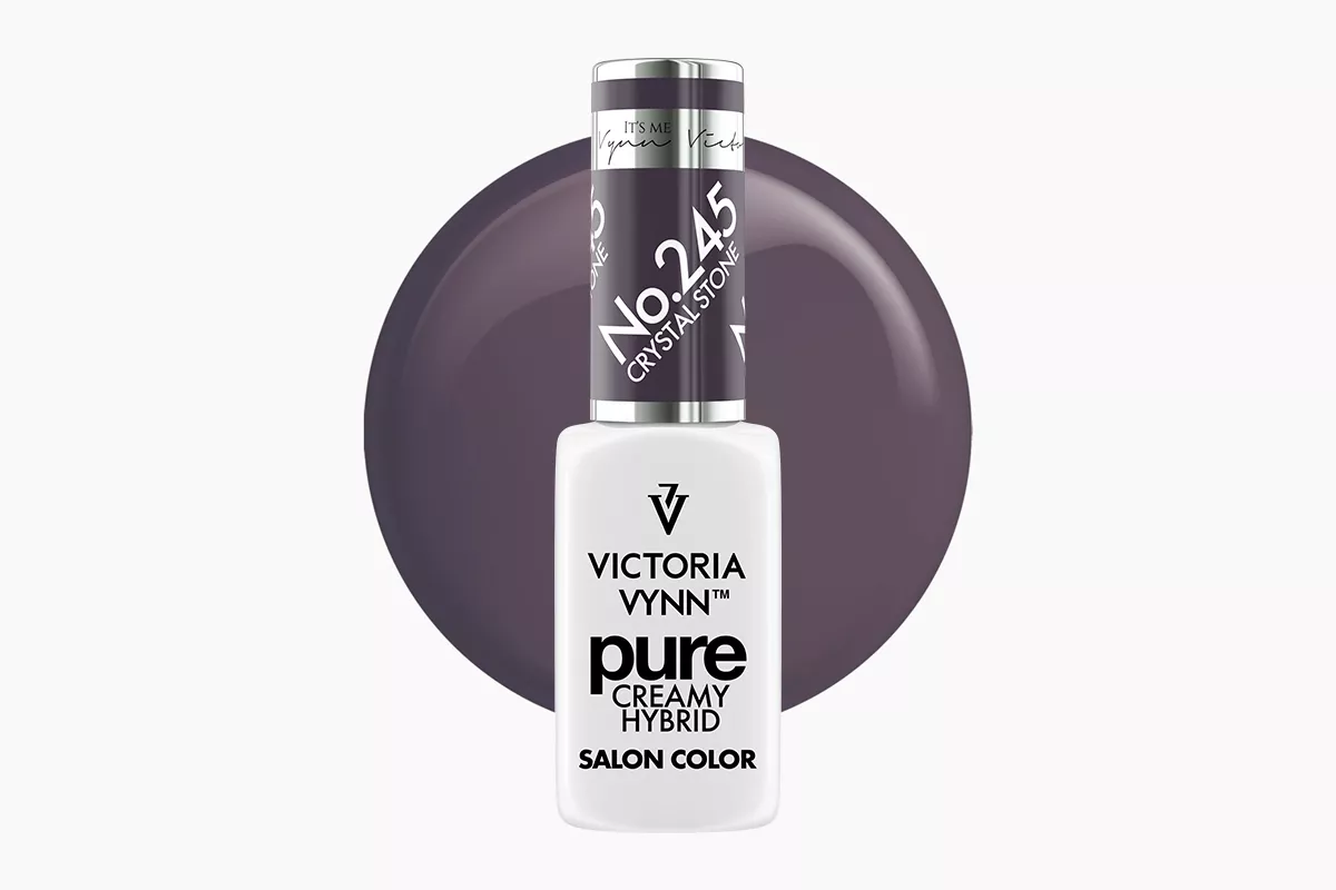 Lakier hybrydowy Victoria Vynn Pure Creamy Hybrid 245 Crystal Stone 8 ml
