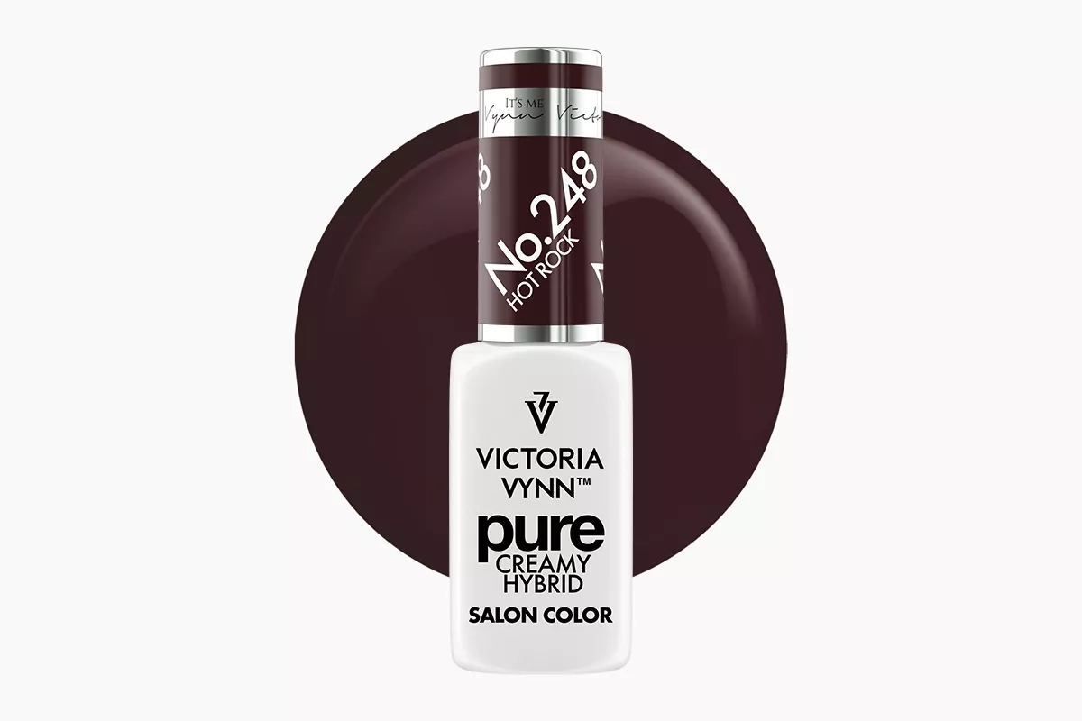 Lakier hybrydowy Victoria Vynn Pure Creamy Hybrid 248 Hot Rock 8 ml