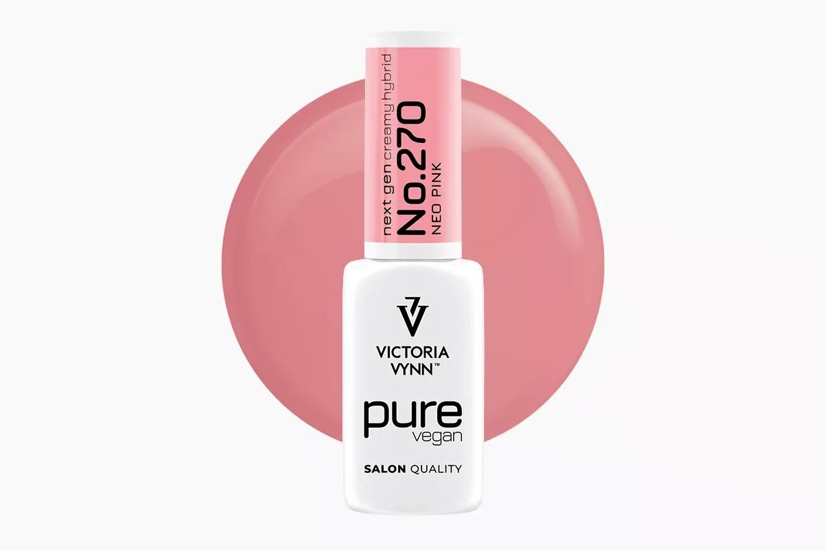 Lakier hybrydowy Victoria Vynn Pure Creamy Hybrid 270 Neo Pink 8 ml