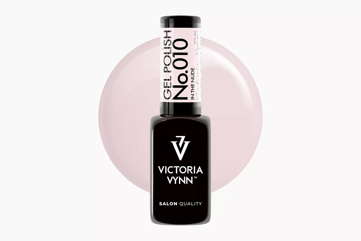 Lakier hybrydowy Victoria Vynn GEL POLISH 010 In The Nude - cielisty nude, kremowy krem pełnokryjący 8 ml