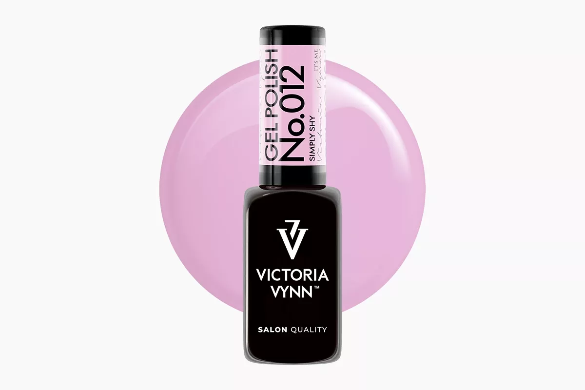 Lakier hybrydowy Victoria Vynn Gel Polish 012 Simply Shy - jasny chłodny róż, krem pełnokryjący, 8 ml