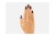 Manicure lakierem 295 Mahogany Vega - mahoń rozświetlony różowym i srebrnym brokatem na paznokciach