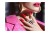 Manicure lakierem 341 Tomorrow - ciepła, soczysta czerwień na paznokciach, pełne krycie
